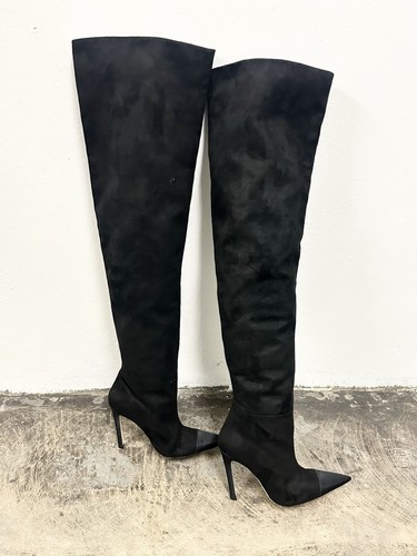 Stivali stiletto alti alla