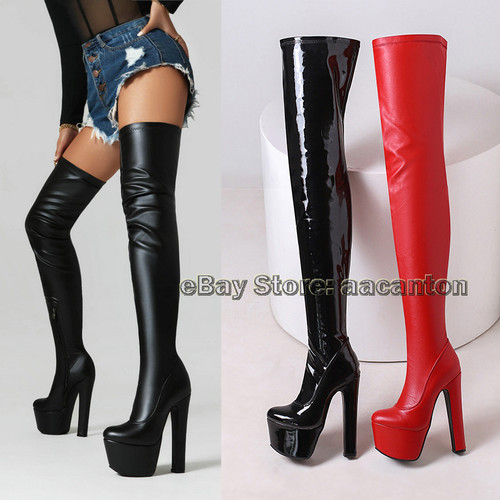 Stivali alti sexy coscia