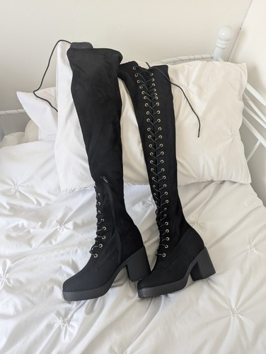 Stivali neri nasty gal - neri,