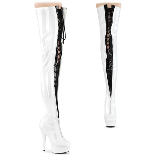Pleaser del3027 stivali alti - del3027,